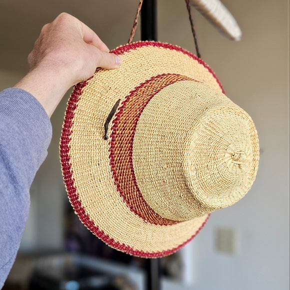 African Bolga Market Hat‎ - Picture 3 of 7